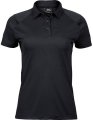 Dames Sport Polo Tee Jays Luxury Zwart